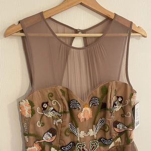 ANTHRO Beaded Dress size 6